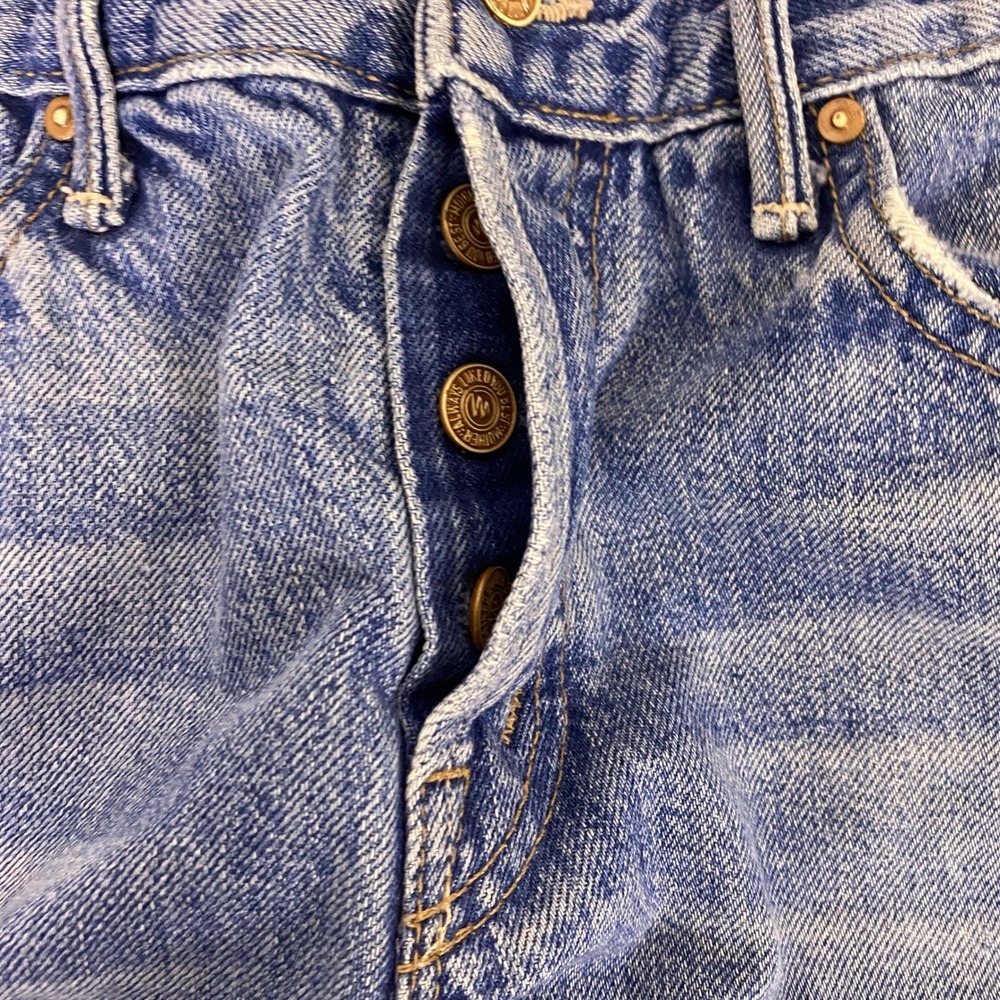 Mother The Loosey Jeans Women's Tag 25 (Fit 28) Hippies Get the Blues Blue * - Picture 12 of 16